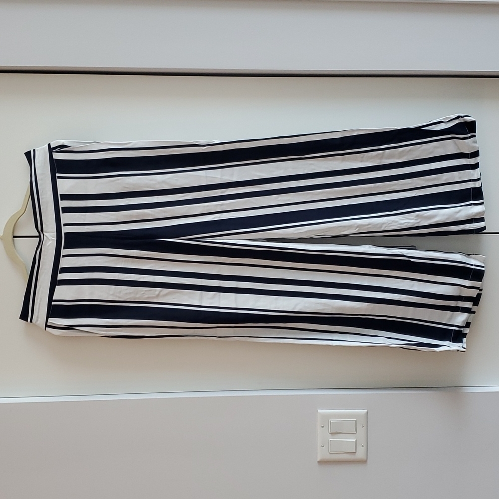 Cynthia Rowley Stripped Straight Leg Pants